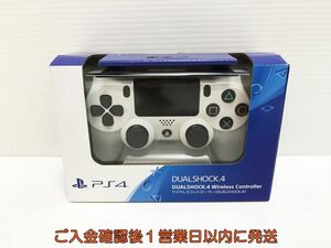 【1円】PS4 純正 ワイヤレスコントローラー DUALSHOCK4 ホワイト 動作確認済 SONY Playstation4 プレステ4 L01-473yk/F3