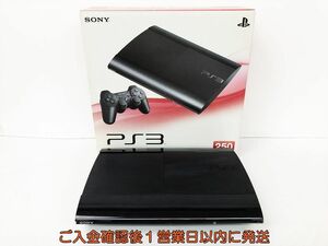 [1 jpy ]PS3 body / box set 250GB black SONY PlayStation3 CECH-4200B the first period . settled not yet inspection goods Junk DC07-959jy/G4