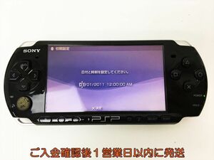 【1円】SONY Playstation Portable PSP-3001 ブラック 未検品ジャンクバッテリーなし G02-017rm/F3