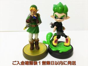 [1 jpy ] nintendo amiibo Amiibo set sale set not yet inspection goods Junk Zelda. legend links pra toe n squid Boy G01-504rm/F3