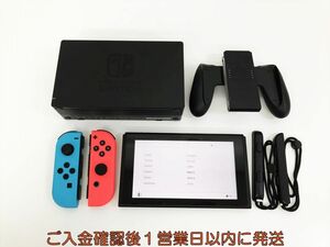 【1円】任天堂 新モデル Nintendo Switch 本体 セット ネオンブルー/ネオンレッド 初期化/動作確認済 見える物のみ J07-358kk/F3