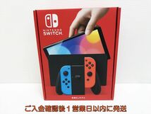 未使用品 任天堂 有機ELモデル Nintendo Switch 本体 セット ネオンブルー/ネオンレッド スイッチ L07-586yk/G4_画像1
