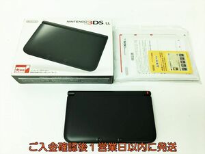 [1 jpy ] Nintendo 3DSLL body set black SPR-001 nintendo operation verification settled 3DS LL J03-144rm/F3