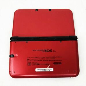 【1円】ニンテンドー3DSLL 本体 レッド/ブラック 箱あり 任天堂 SPR-001 初期化済 未検品ジャンク 3DS LL EC44-476jy/F3の画像2