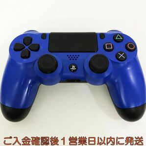 【1円】PS4 純正 ワイヤレスコントローラー DUALSHOCK4 ブルー/ブラック 未検品ジャンク プレステ4 J07-316kk/F3の画像1