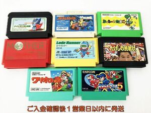 【1円】ファミリーコンピュータ ソフト まとめ売り セット 未検品ジャンク FC マザー ワリオ ロックマン ヨッシー等 EC44-481jy/F3