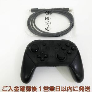 【1円】任天堂 純正 Nintendo Switch Proコントローラー HAC-013 動作確認済 箱/USB セット ニンテンドースイッチ J07-351kk/F3の画像2