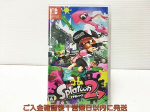 【1円】新品 Switch Splatoon 2 (スプラトゥーン2) ゲームソフト 状態良好 未開封 1A0324-551mk/G1