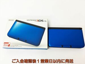 【1円】ニンテンドー3DSLL 本体 セット ブルー/ブラック 任天堂 SPR-001 未検品ジャンク H03-1023rm/F3