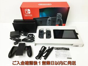 【1円】任天堂 新モデル Nintendo Switch 本体 セット グレー 動作確認済 ニンテンドースイッチ H01-916rm/G4