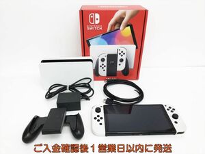 【1円】任天堂 有機ELモデル Nintendo Switch 本体 セット ホワイト 初期化/動作確認済 スイッチ G03-316yy/G4