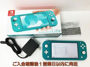 【1円】任天堂 Nintendo Switch Lite 本体 セット ターコイズ ニンテンドースイッチライト 動作確認済 箱軽い傷みあり H01-918rm/F3