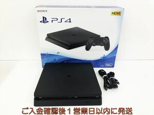 【1円】PS4 本体/箱 セット 500GB ブラック SONY PlayStation4 CUH-2100A 初期化/動作確認済 プレステ4 M05-206kk/G4