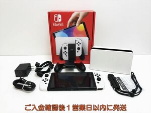 【1円】任天堂 Nintendo Switch 有機ELモデル 本体/箱 セット ホワイト ゲーム機本体 初期化/動作確認済 K07-554yk/G4