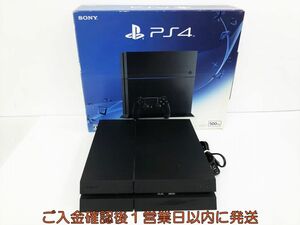 【1円】PS4 本体/箱 セット 500GB ブラック SONY PlayStation4 CUH-1200A 初期化/動作確認済 FW9.00 M05-216kk/G4