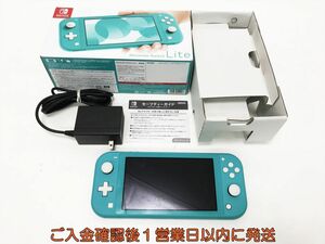 【1円】任天堂 Nintendo Switch Lite 本体 セット ターコイズ 初期化/動作確認済 ニンテンドースイッチライト K03-690tm/F3