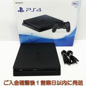 【1円】PS4 本体/箱 セット 500GB ブラック SONY PlayStation4 CUH-2000A 初期化/動作確認済 内箱なし L05-526tm/G4の画像1