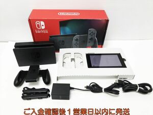 【1円】任天堂 新モデル Nintendo Switch 本体 セット グレー 初期化/動作確認済 見えるもののみ スイッチ H09-178os/G4