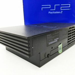 【1円】PS2 本体 セット ブラック SONY PlayStation2 SCPH-10000 未検品ジャンク プレステ2 DC07-963jy/G4の画像4