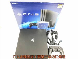 【1円】PS4Pro 本体/箱 セット 1TB ブラック SONY PlayStation4 CUH-7200B 初期化/動作確認済 L06-295yy/G4