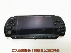 【1円】SONY PlayStation Portable PSP-3000 本体 ブラック 未検品ジャンク バッテリーなし J01-749yk/F3