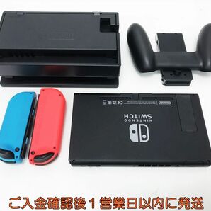 【1円】任天堂 新モデル Nintendo Switch 本体 セット ネオンブルー/ネオンレッド 初期化/動作確認済 内箱なし G04-304tm/G4の画像4