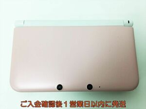 【1円】ニンテンドー3DSLL 本体 ピンク/ホワイト 任天堂 SPR-001 動作確認済 3DS LL J06-047rm/F3