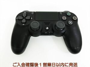 【1円】PS4 純正 ワイヤレスコントローラー DUALSHOCK4 ブラック 動作確認済 SONY PlayStation4 M06-418kk/F3