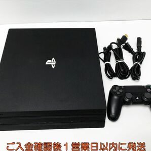 【1円】PS4 Pro 本体 1TB ブラック SONY PlayStation4 CUH-7000B 初期化/動作確認済 プレステ4プロ J09-267os/G4の画像1
