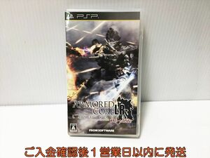 【1円】PSP アーマード・コア ラストレイヴン ポータブル ゲームソフト 1A0105-043ek/G1