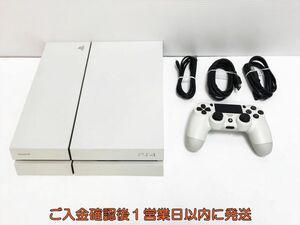 【1円】PS4 本体 セット 500GB ホワイト SONY PlayStation4 CUH-1200A 初期化/動作確認済 プレステ4 FW5.55 K04-031yk/G4