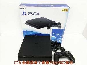 【1円】PS4 本体/箱 セット 500GB ブラック SONY PlayStation4 CUH-2100A 初期化/動作確認済 M01-571yy/G4