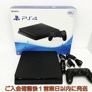 【1円】PS4 本体 セット 500GB ブラック SONY PlayStation4 CUH-2000A 初期化/動作確認済 M01-578yy/G4の画像1
