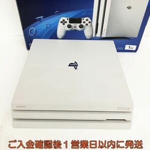 【1円】PS4 Pro 本体 セット 1TB ホワイト SONY PlayStation4 CUH-7200B 初期化/動作確認済 L04-218yy/G4の画像3