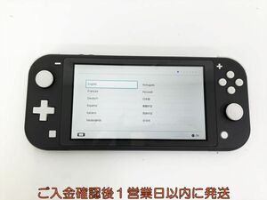 【1円】任天堂 Nintendo Switch Lite 本体 セット グレー 初期化/動作確認済 ニンテンドースイッチライト M06-405kk/F3