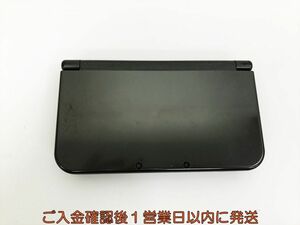 【1円】Newニンテンドー3DSLL 本体 ブラック 任天堂 RED-001 初期化/動作確認済 3DS LL 若干画面ヤケ M06-408kk/F3