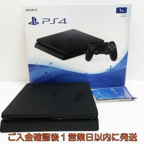 【1円】PS4 本体 セット 1TB ブラック SONY PlayStation4 CUH-2000B 初期化/動作確認済 プレステ4 M04-273yk/G4の画像1