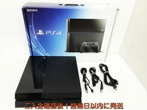 【1円】PS4 本体/箱 セット 500GB ブラック SONY PlayStation4 CUH-1100A 初期化/動作確認済 L01-503yy/G4