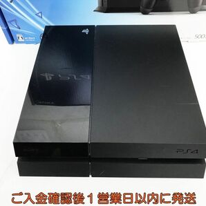 【1円】PS4 本体/箱 セット 500GB ブラック SONY PlayStation4 CUH-1100A 初期化/動作確認済 L01-503yy/G4の画像3