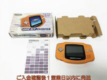 【1円】任天堂 ゲームボーイアドバンス 本体 セット オレンジ GBA AGB-001 未検品ジャンク G06-026os/F3_画像1