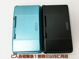[1 иен ] первое поколение Nintendo DS корпус черный голубой NTR-001 nintendo продажа комплектом 2 шт. комплект не осмотр товар Junk H02-775rm/F3
