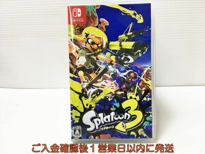 【1円】Switch スプラトゥーン3 ゲームソフト 状態良好 1A0316-534mk/G1