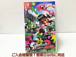 【1円】Switch Splatoon 2 (スプラトゥーン2) ゲームソフト 状態良好 1A0316-535mk/G1