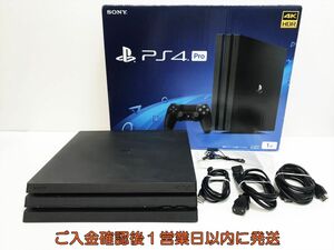 【1円】PS4 Pro 本体 セット 1TB ブラック SONY PlayStation4 CUH-7100B 初期化/動作確認済 プレステ4プロ G09-427yk/G4