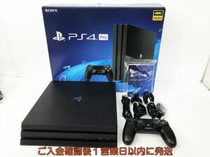 【1円】PS4Pro 本体 セット 1TB ブラック SONY PlayStation4 Pro CUH-7100B 初期化済 未検品ジャンク DC09-940jy/G4