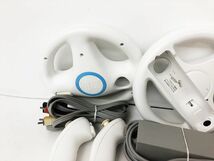 【1円】任天堂 ニンテンドーWii 本体 周辺機器 ソフト まとめ売り セット 未検品ジャンク リモコン ハンドル等 DC07-976jy/G4_画像4