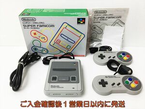 【1円】任天堂 ニンテンドークラシックミニ スーパーファミコン 本体 セット 動作確認済 スーファミ CLV-301 SFC H01-941rm/F3