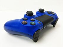 【1円】PS4 純正 ワイヤレスコントローラー DUALSHOCK4 ウェイブブルー SONY Playstation4 動作確認済 プレステ4 H01-958rm/F3_画像4