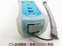 【1円】任天堂 ニンテンドー Wiiリモコンプラス ブルー 青 ジャケット/ストラップ付き 動作確認済 WiiU J09-286kk/F3_画像3