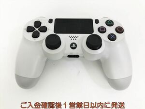 【1円】PS4 純正 ワイヤレスコントローラー DUALSHOCK4 ホワイト 未検品ジャンク SONY PlayStation4 H09-190kk/F3